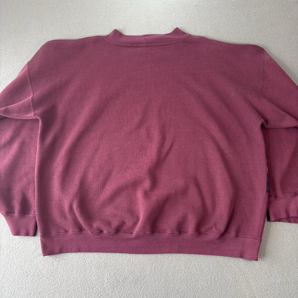 VTG Colorblock 80s/90s Crewneck Sweatshirt Mens XLT Pro Spirit Tri Color Retro - Picture 15 of 16